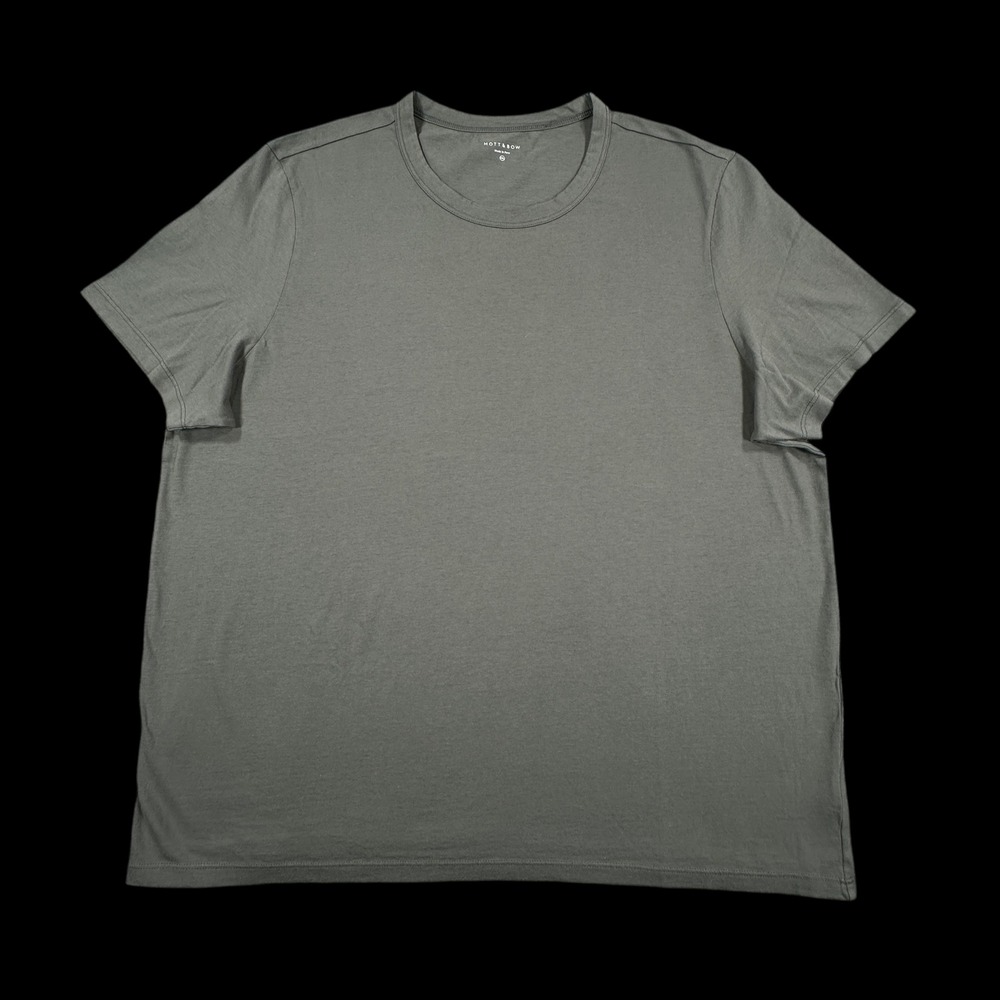 Mott & Bow Driggs Classic Crew T-Shirt Mens XXL Faded Charcoal Gray Short Sleeve